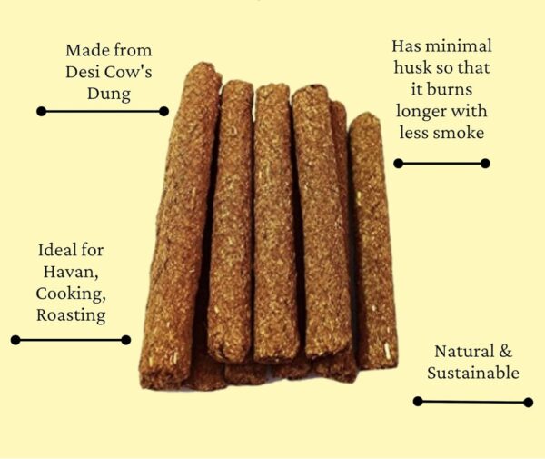 Cow Dung Hawan Samidha Stick - Image 5