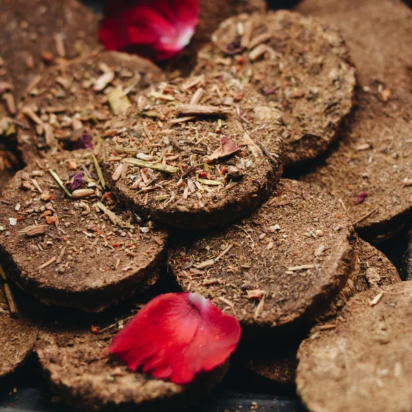 Cow Dung Cake/Kande (Pack of 20) for havan Pooja, Handmade Desi Gau ke kande/Upla/uplay for Religious Purpose-490g - Image 4